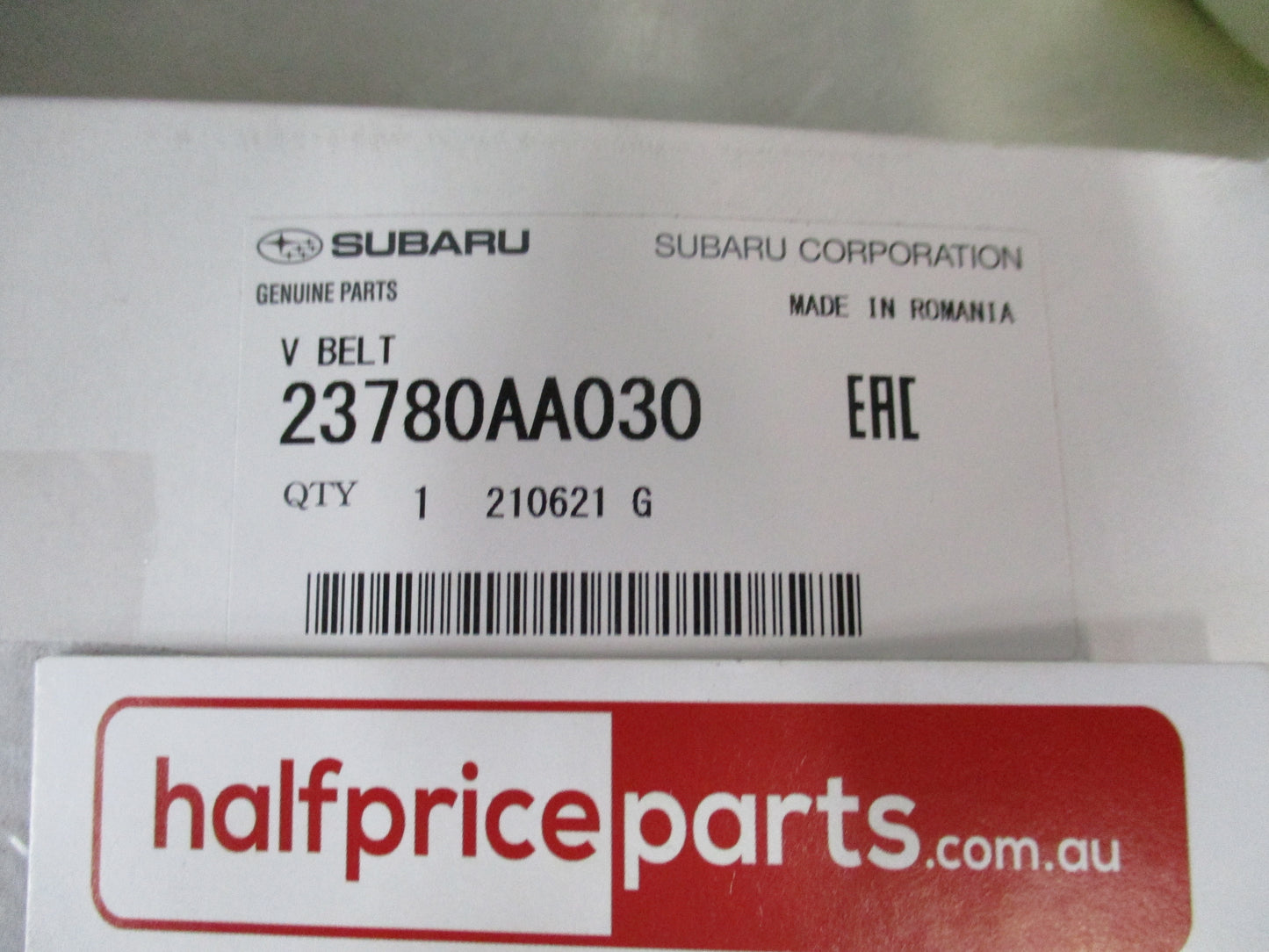 Subaru Liberty Genuine V-Belt (23769D) New Part