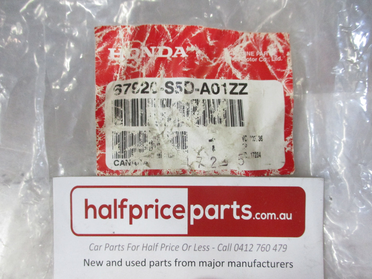 Honda Accord/Fit/CR-V/Civic Genuine Drivers Rear Lower Door Hinge New Part