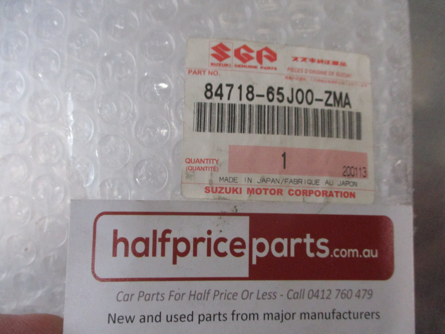 Suzuki Grand Vitara Genuine Right Hand Drivers Mirror Scalp (Factory Gray) New Part