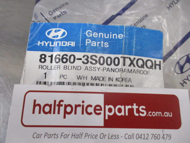 Hyundai Sonata Genuine Panoram Sunroof Blind (Black) New Part
