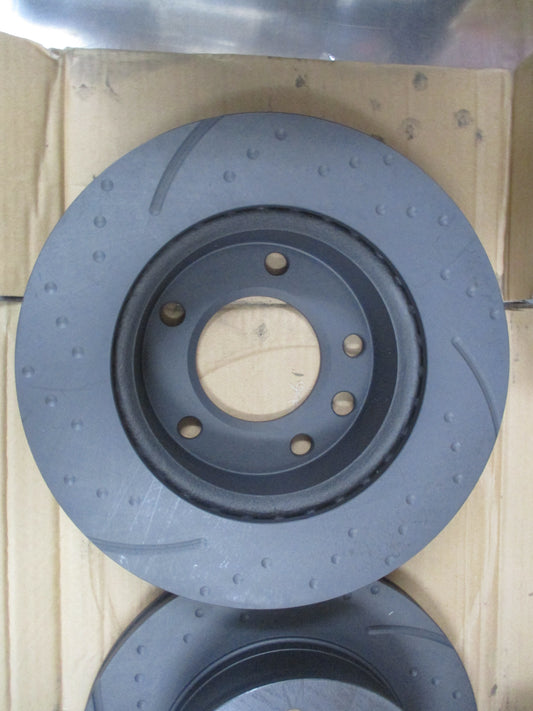 RDA Slotted And Dimpled Front Brake Rotors To Suit Mercedes-Benz Sprinter New Part