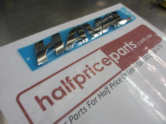 Great Wall Haval H6 Genuine Rear Tail Gate Emblem (Chrome) New Part