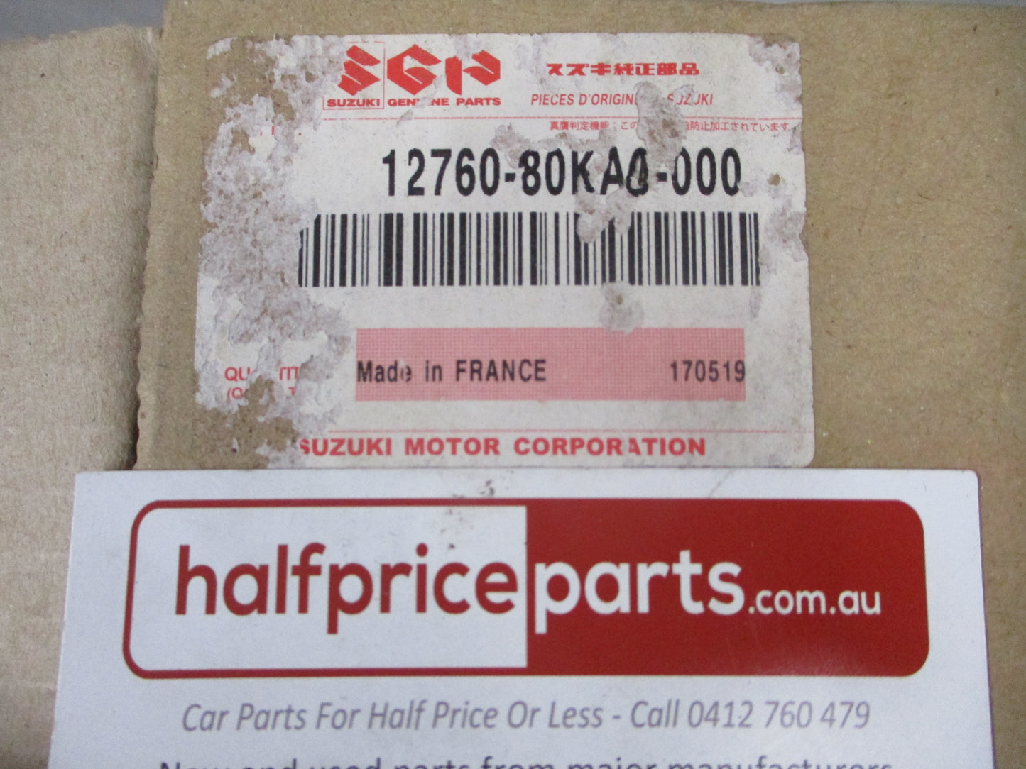 Suzuki Grand Vitara Genuine Timing Belt And Tensioner New Part