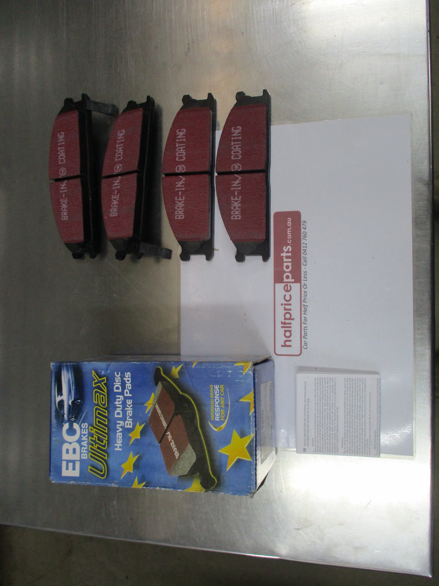 EBC Ultimax Front Brake Pads Suits Nissan Navara / Subaru SVX New Part