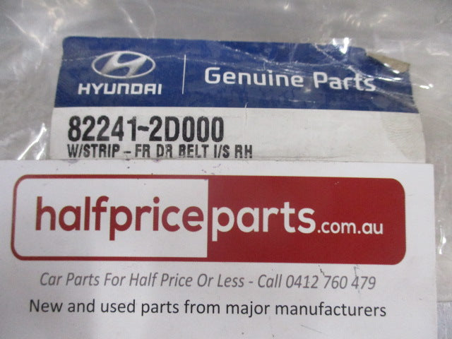 Hyundai Elantra Genuine Right Hand Front Inside Belt Moulding New Part