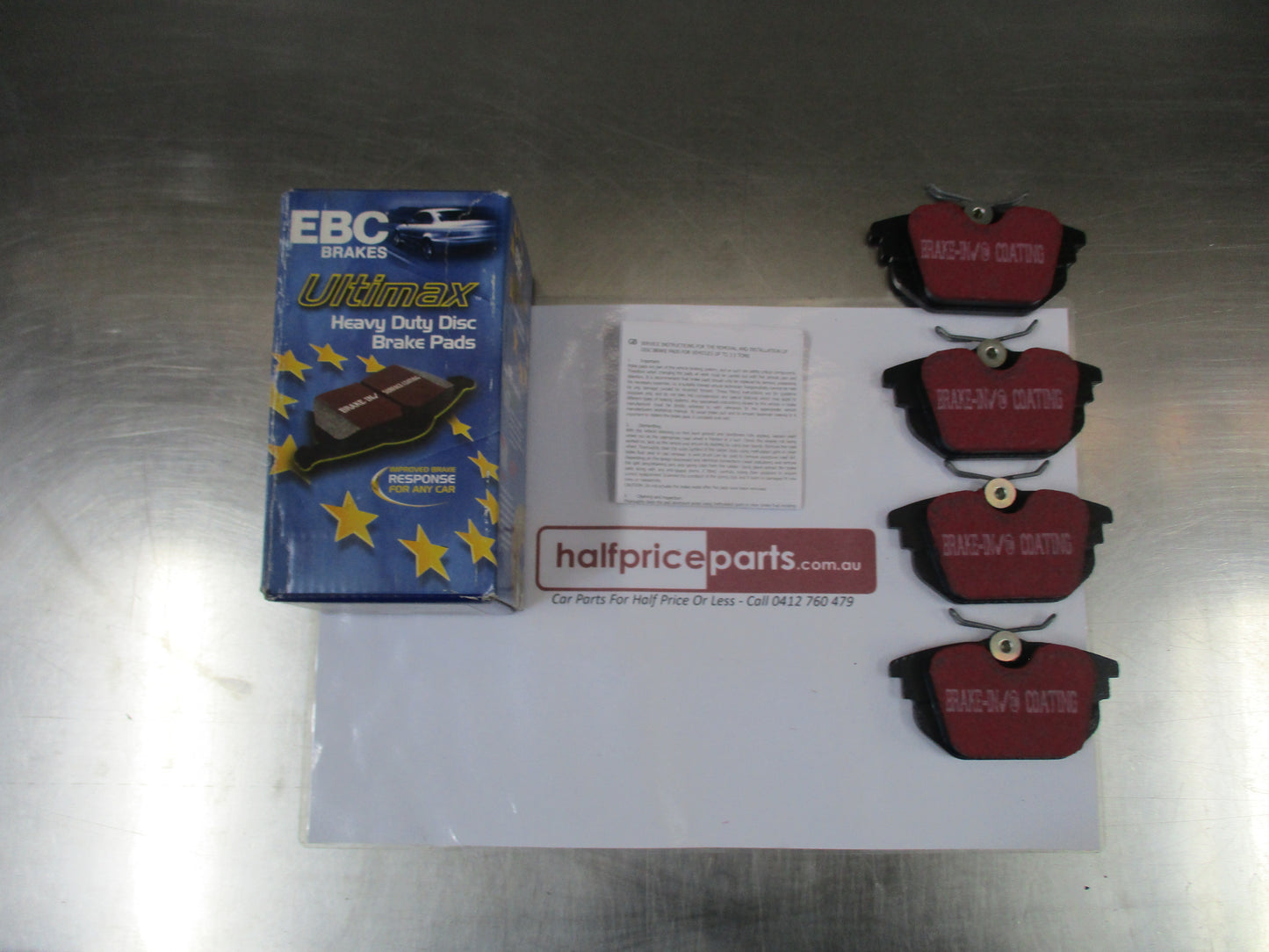 EBC Ultimax Rear Brake Pads To Suit Alfa Romeo / Fiat / Lancia New Part