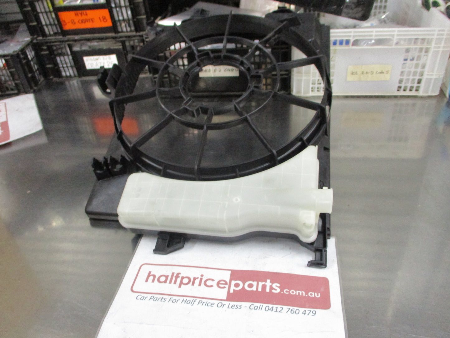 Hyundai Accent/Veloster Genuine Radiator Shroud With Reservoir New Part