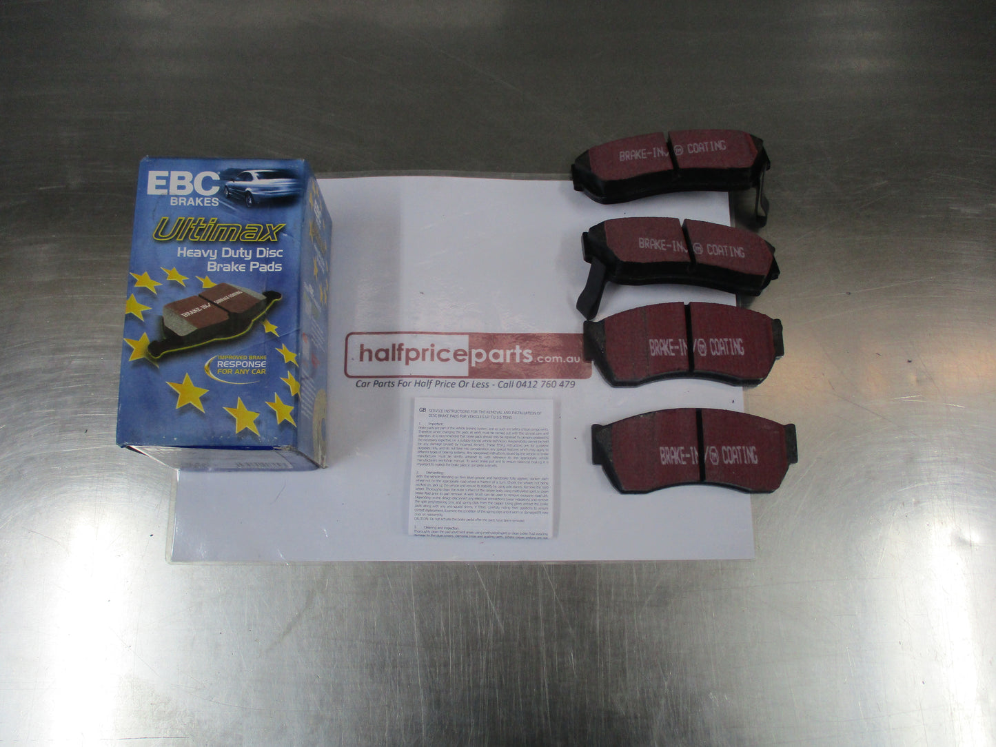 EBC Ultimax Front Brake Pads To Suit Suzuki Cappucino / Swift / Alto New Part
