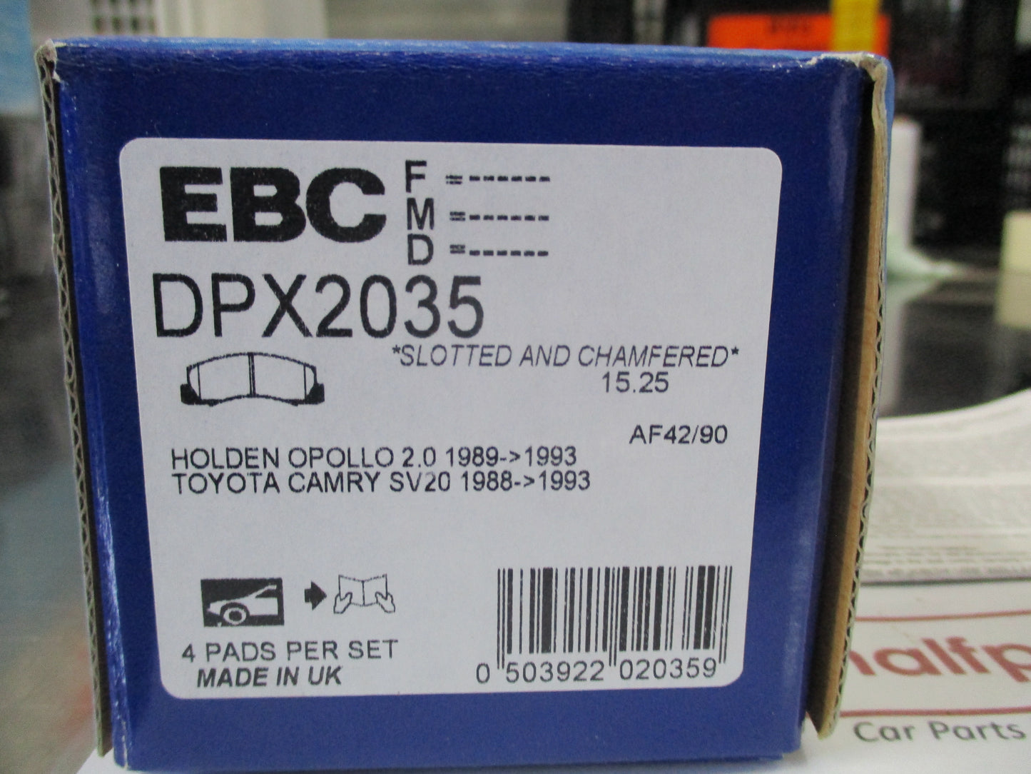 EBC Ultimax Front Brake Pad Set To Suit Toyota Camry & Holden Apollo New Part