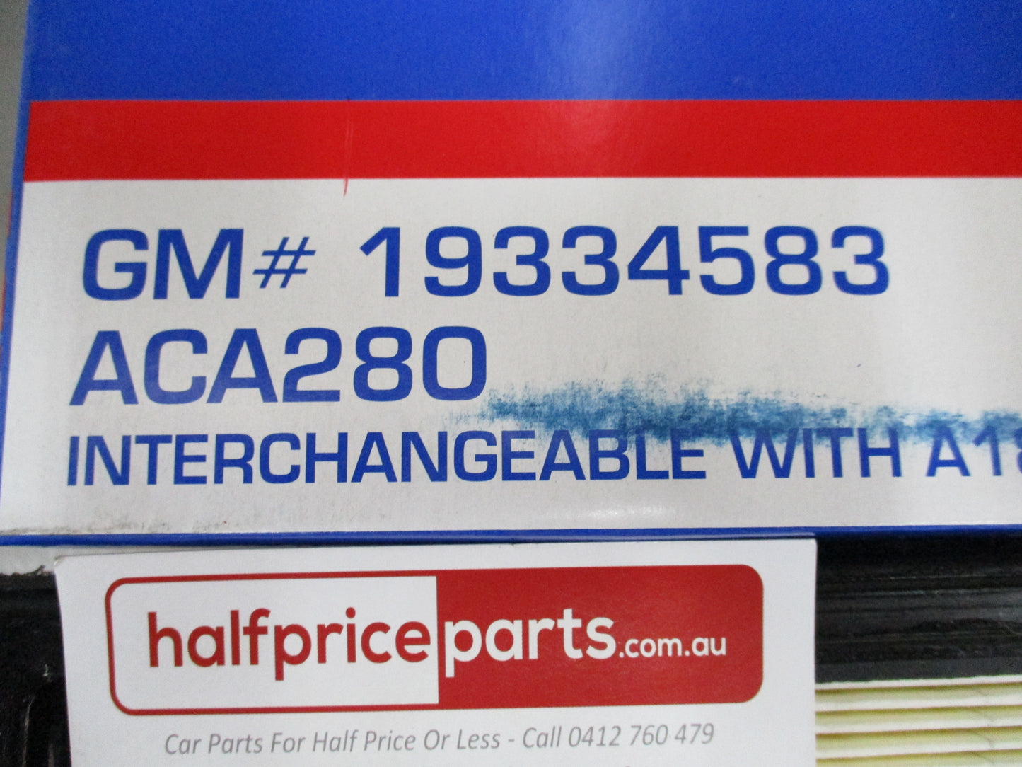 Holden Rodeo/Isuzu D-MAX & MU-X Genuine AcDelco Air Filter New Part