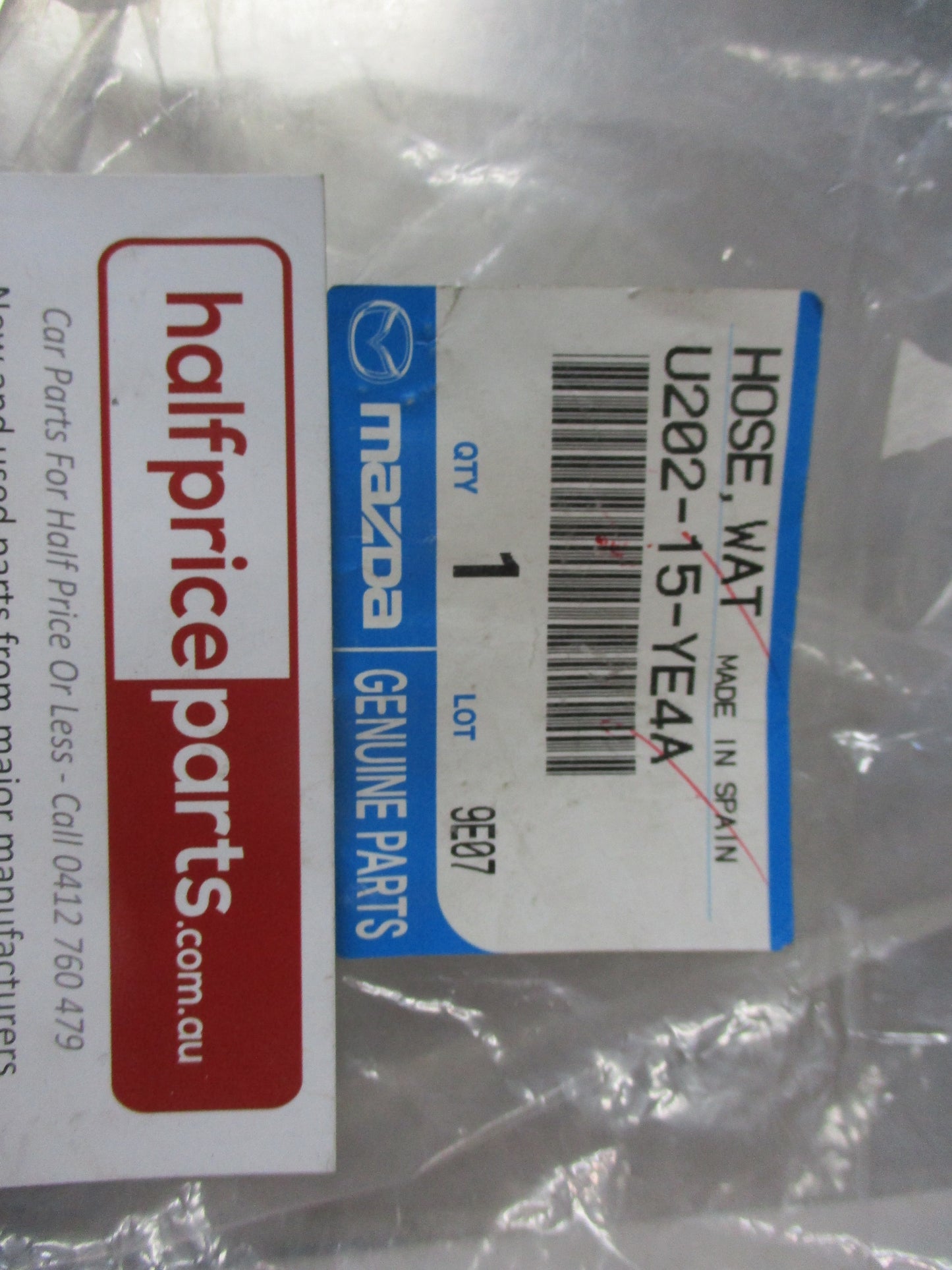 Mazda BT-50 3200 Diesel Genuine Water Out Let Hose New Part
