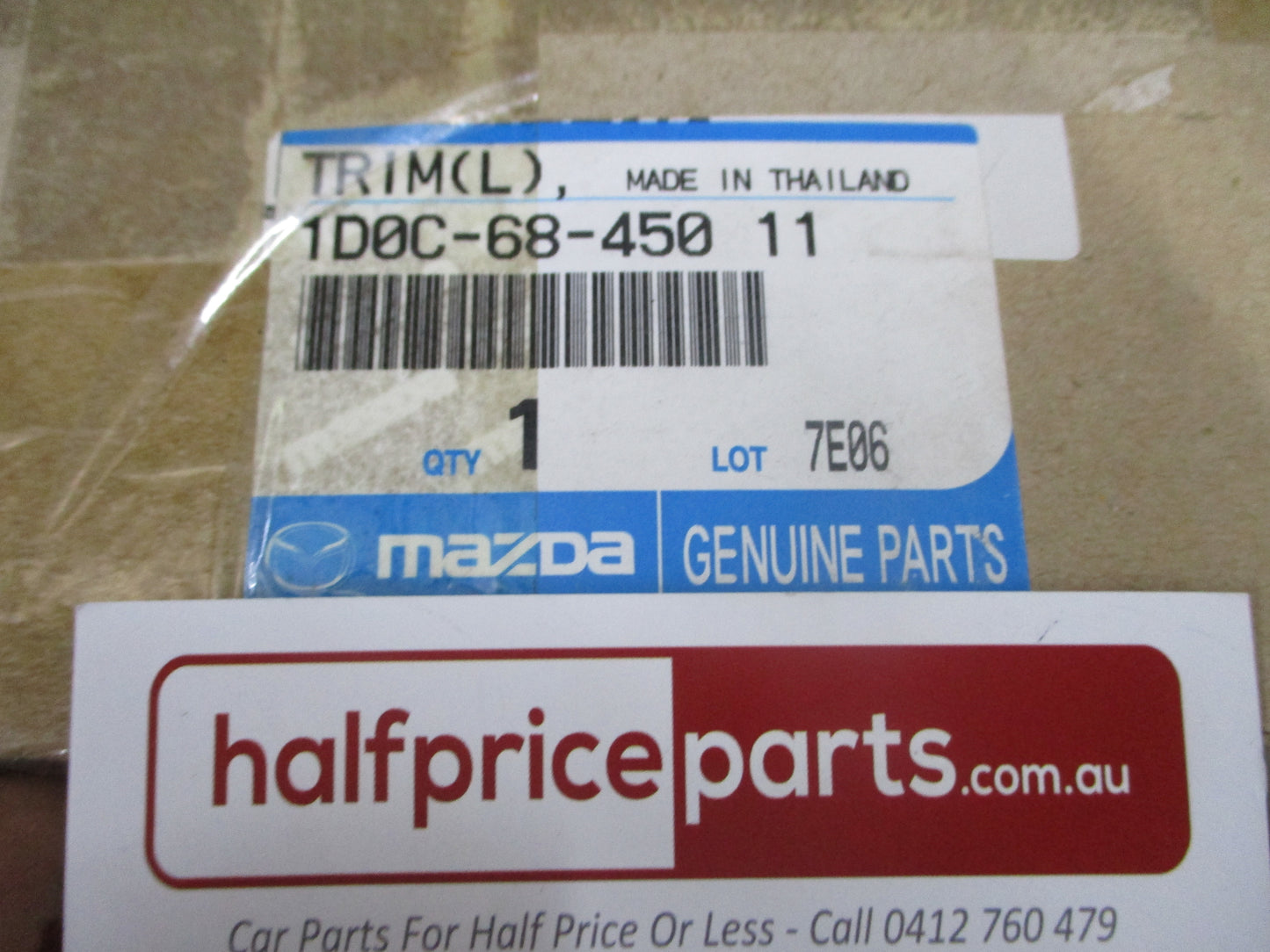 Mazda UR BT-50 Genuine Left Hand Front Door Tim (Passenger) New Part