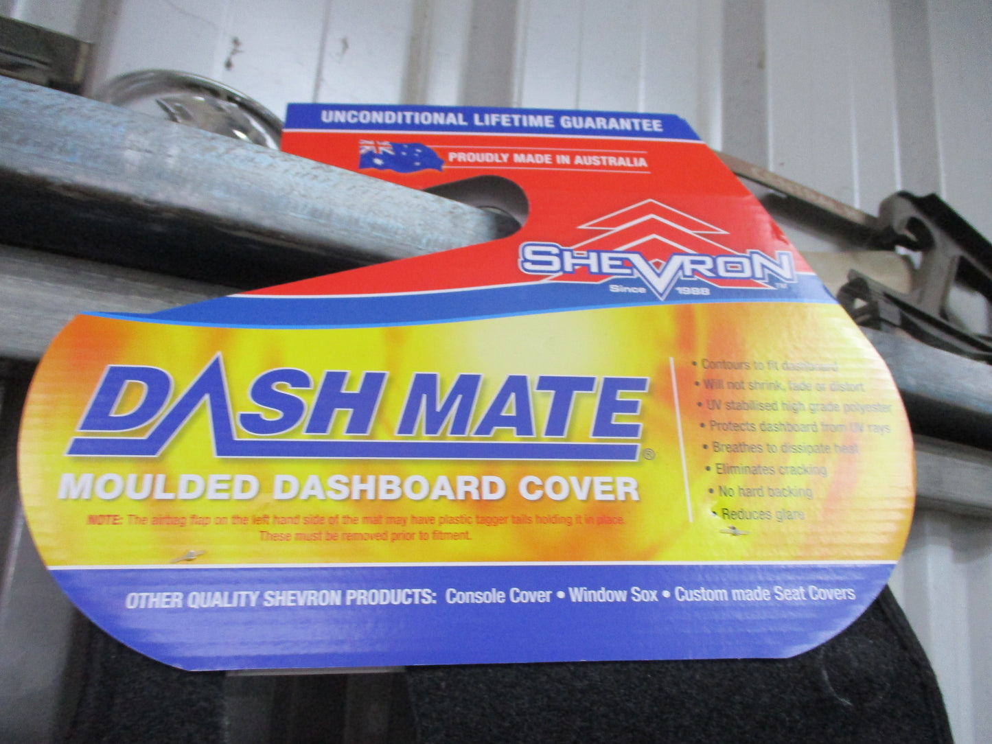 Shevron Dash Mat (Black) Suits Subaru Liberty/Outback New Part