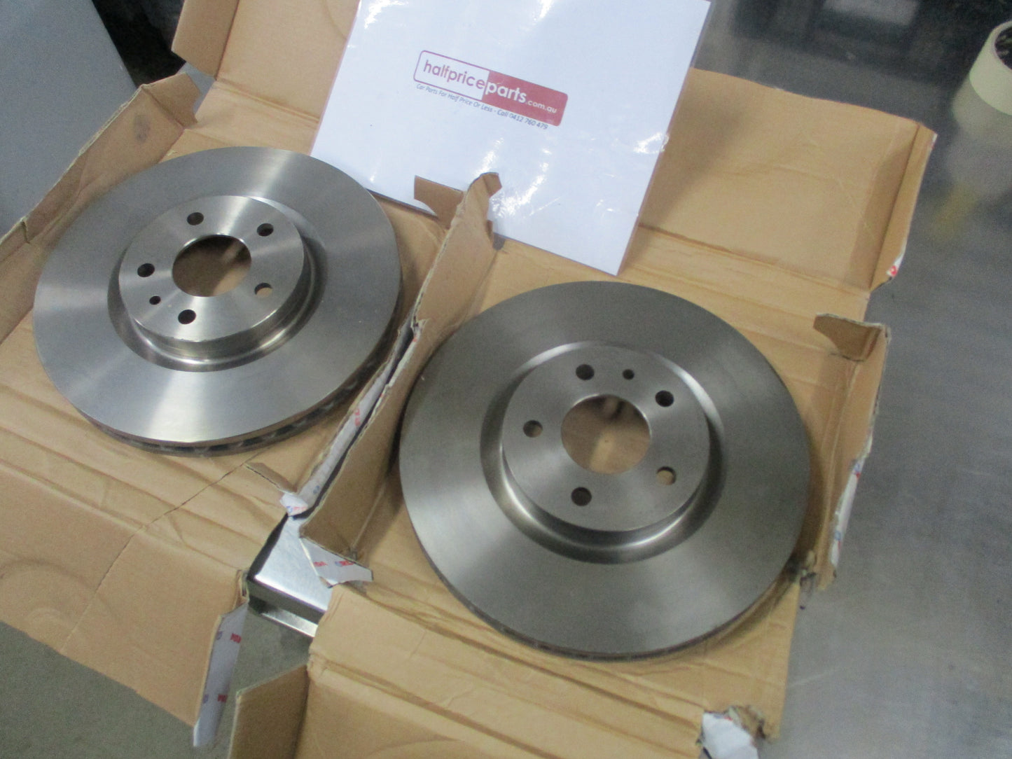 RDA Standard Front Disc Rotors To Suit Alfa Romeo 164 3.0i V6 New Part