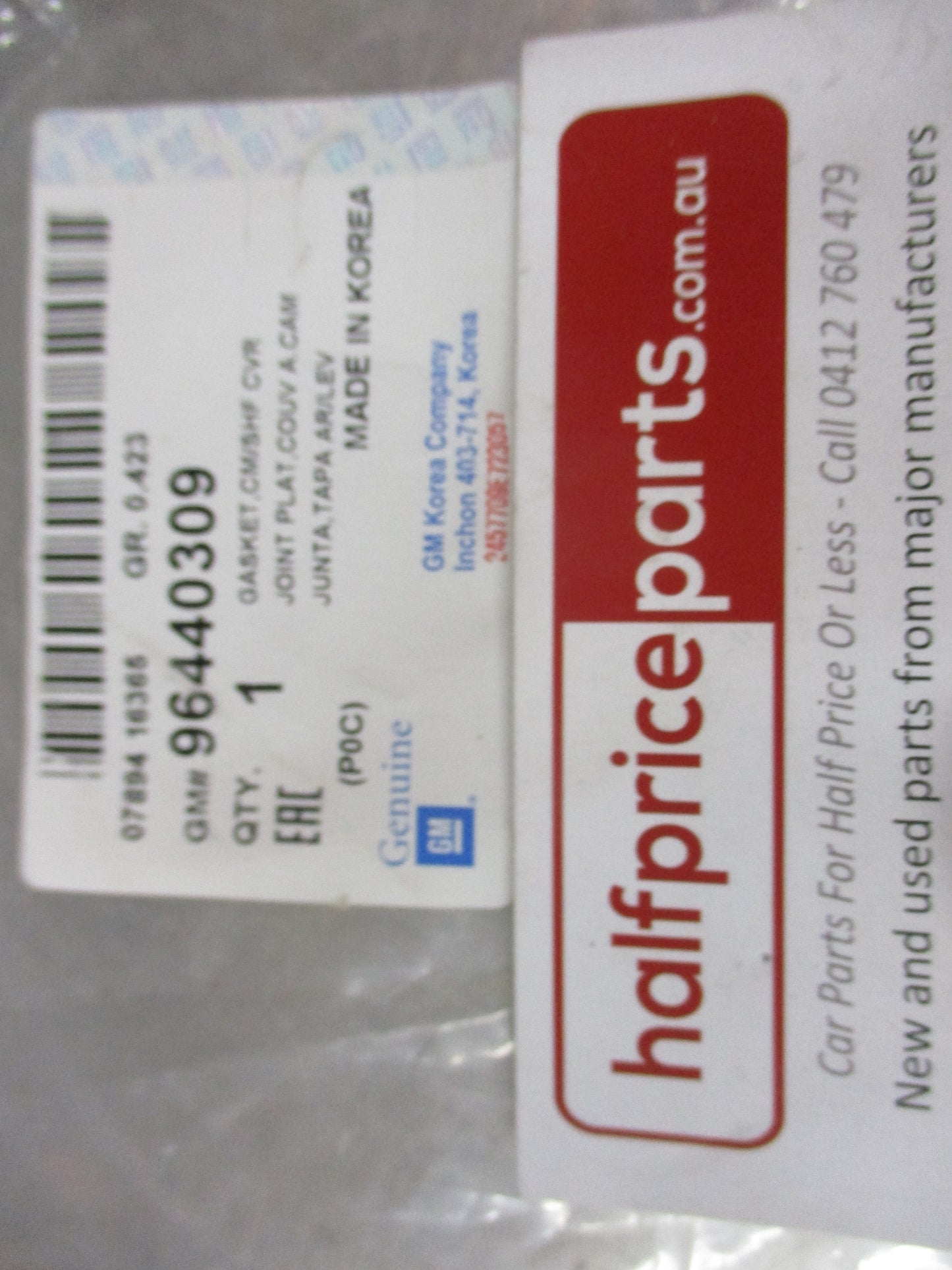 Holden Captiva 2.0 Ltr Diesel Genuine Valve Cover Gasket New Part