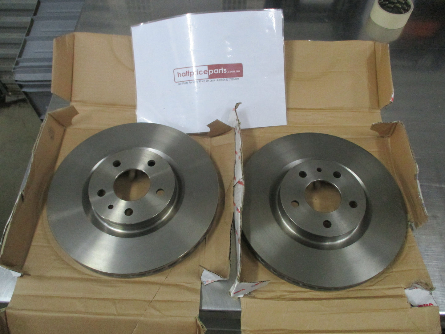 RDA Standard Front Disc Rotors To Suit Alfa Romeo 164 3.0i V6 New Part