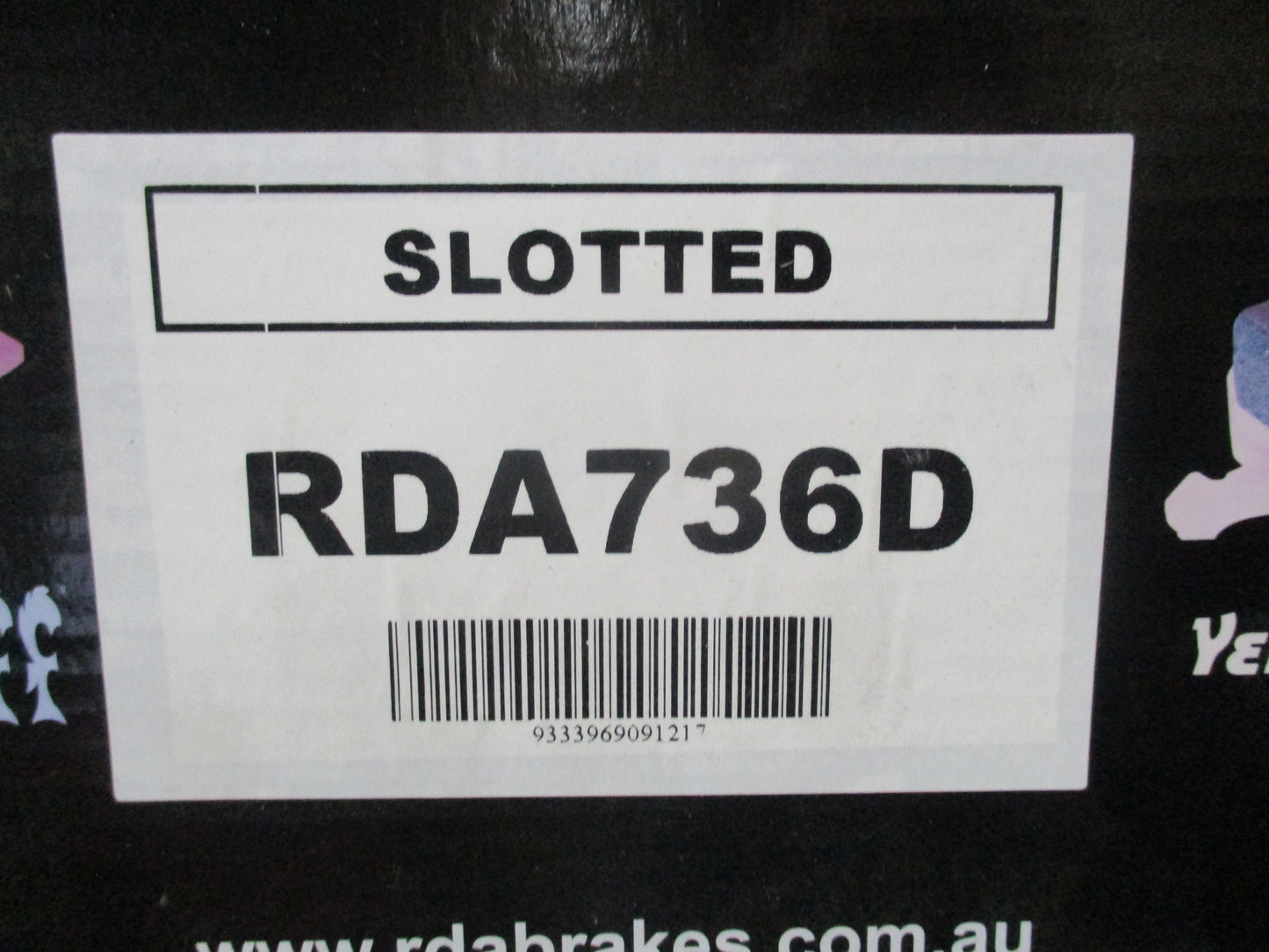 RDA Slotted & Dimpled Rear Disc Rotor To Suit Holden Apollo New Part