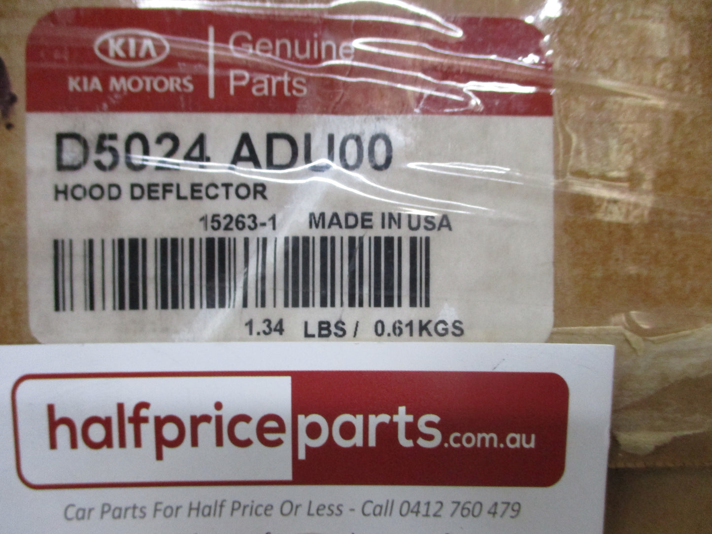 Kia Optima Genuine Tinted Bonnet Protector (Replacement Only NO FITTING KIT) New Part