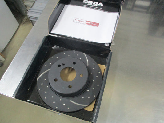RDA Slotted & Dimpled Rear Disc Rotor To Suit Mercedes-Benz CLK Class New Part