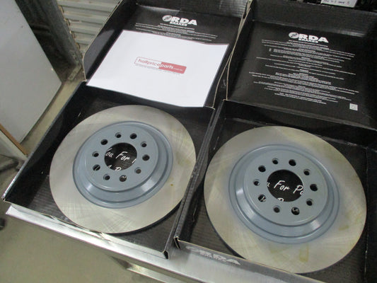 RDA Standard Rear Disc Rotor Pair To Suit Jeep Cherokee New Part