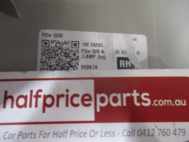 Hyundai I30N Genuine Drivers/Passengers Mirror Scalps (Shadow Gray) New Part