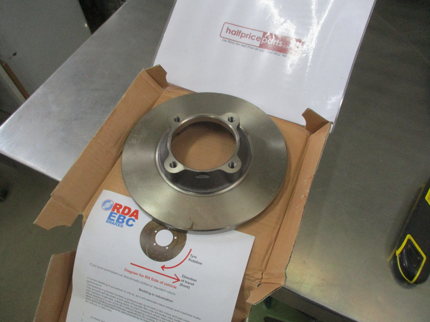 RDA Front Standard Brake Rotor (Single) To Suit Mitsubishi Colt New Part