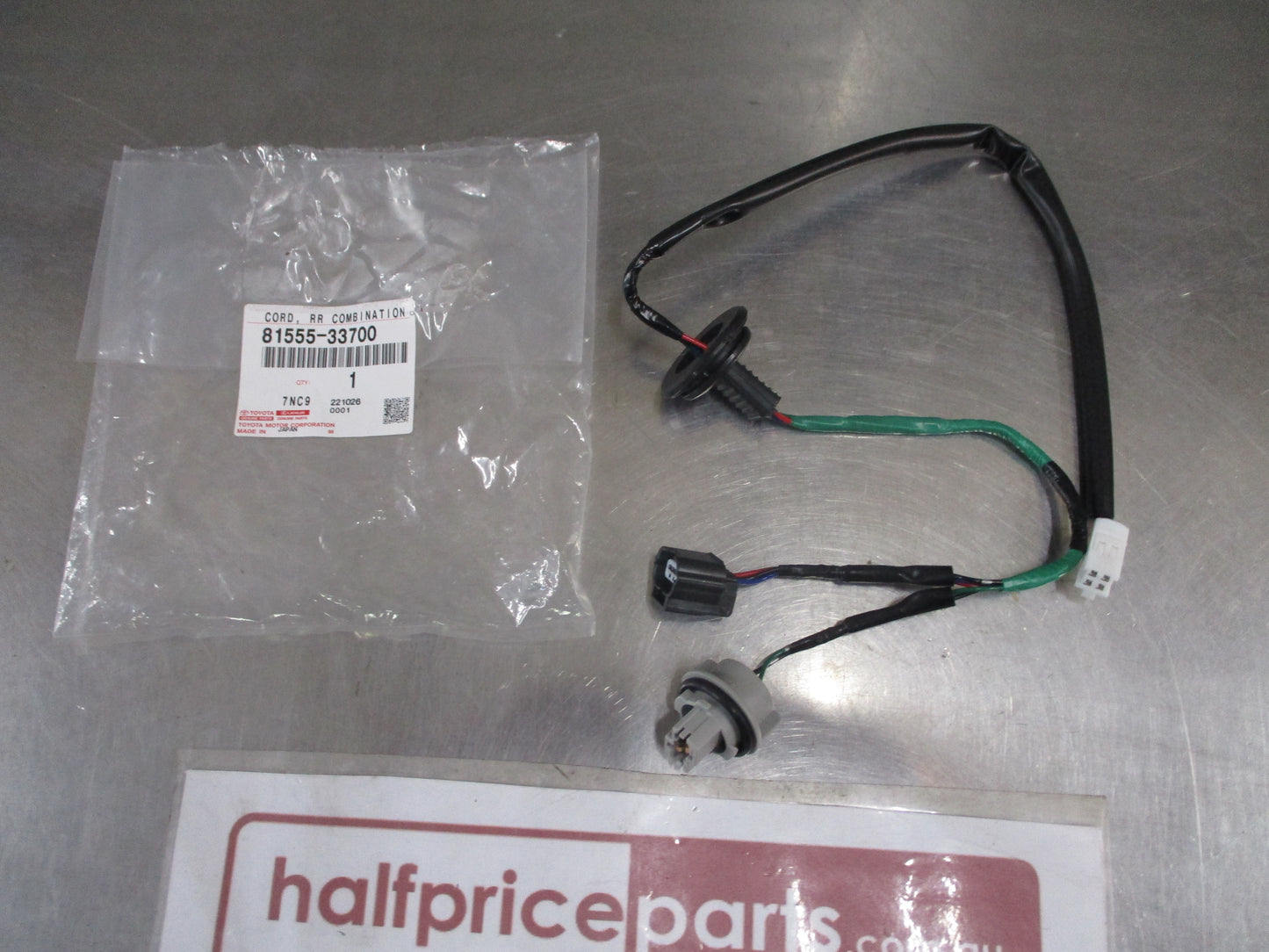 Toyota Camry Genuine Right Hand Rear Tail Light Wiring New Part