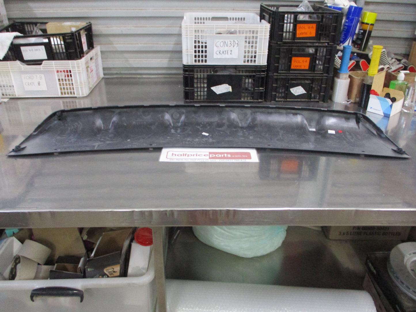 Kia Carnival Genuine Rear Bumper Lower Trim Panel (Skid Plate Factory Silver) New Part