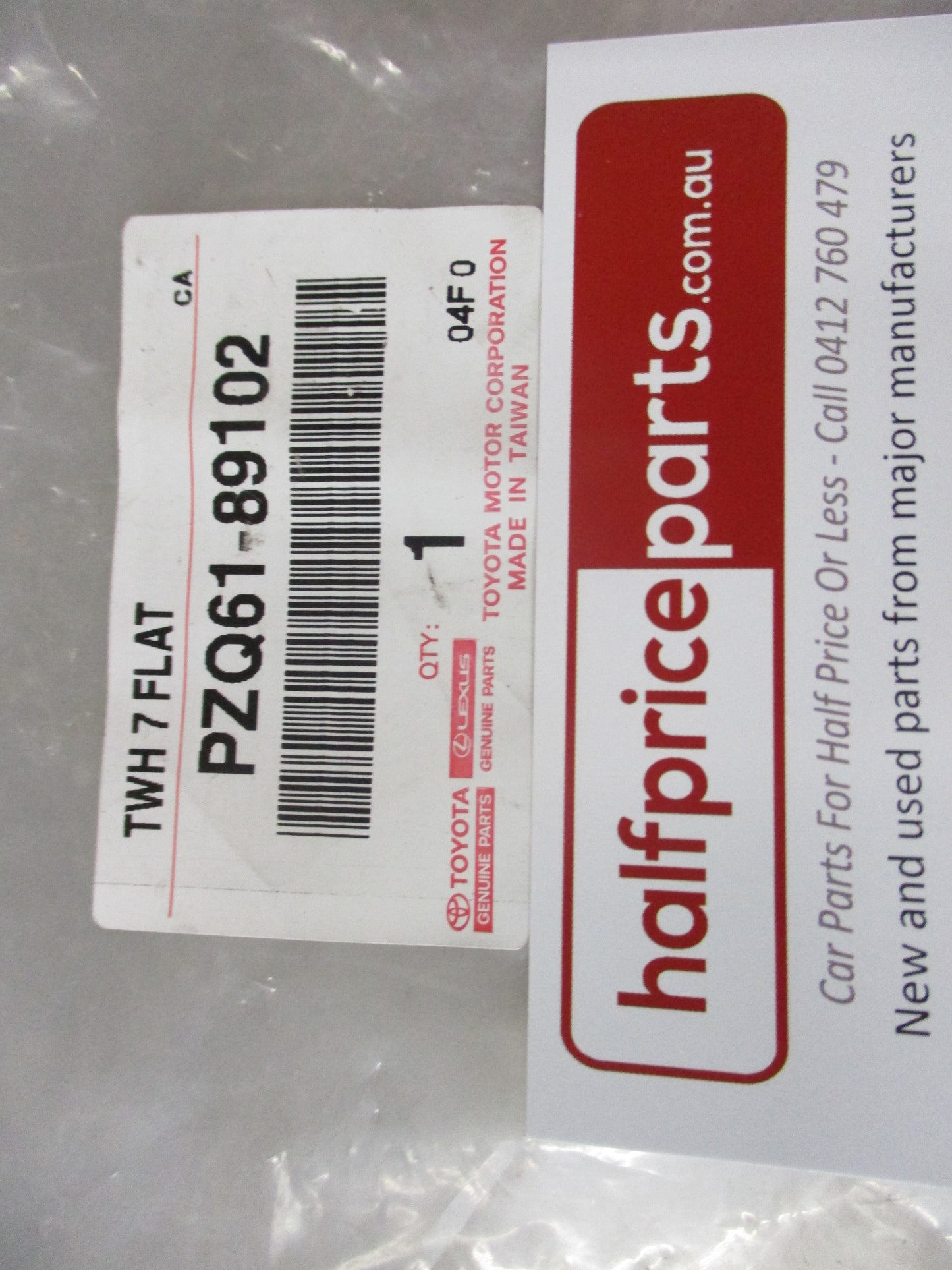 Toyota Hilux GUN126R Genuine 7 Pin Round Trailer Wiring Harness New Part