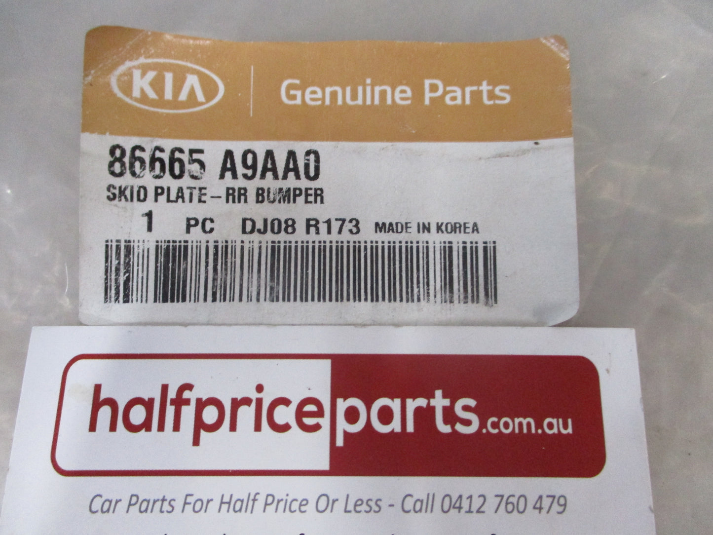 Kia Carnival Genuine Rear Bumper Lower Trim Panel (Skid Plate Factory Silver) New Part