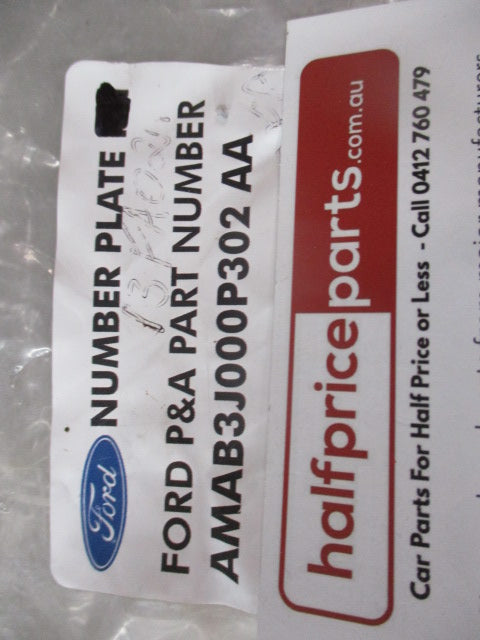 Ford PX Ranger Genuine Nudge Bar Number Plate Bracket ONLY New Part