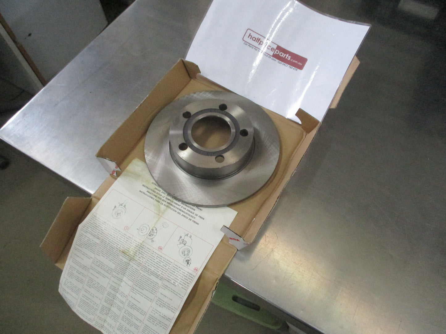RDA Standard Rear (Single) Disc Rotor To Suit Audi A8 Quattro 2.5 TD New Part