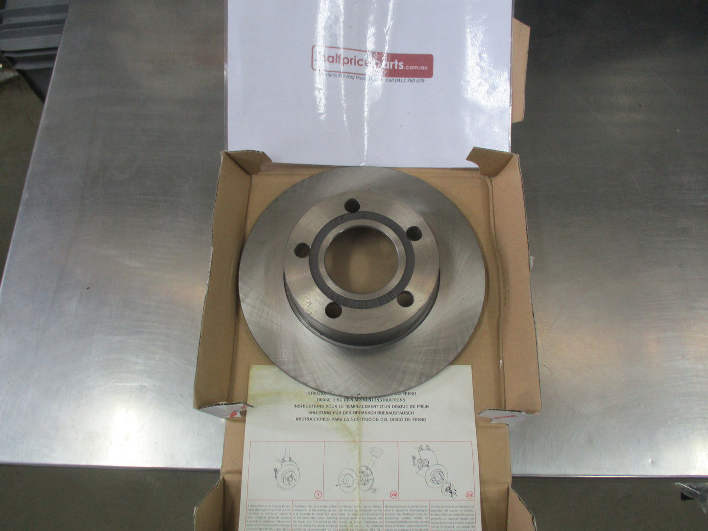 RDA Standard Rear (Single) Disc Rotor To Suit Audi A8 Quattro 2.5 TD New Part
