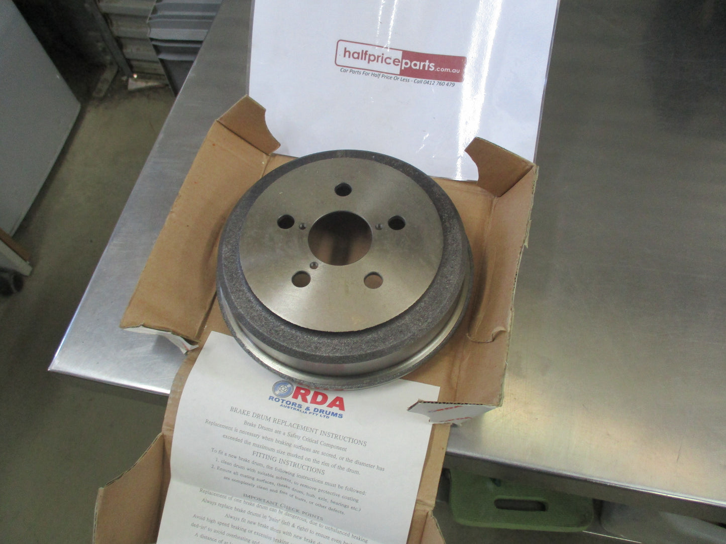 RDA Rear (Single) Drum Brake To Suit Toyota Camry SV11 New Part