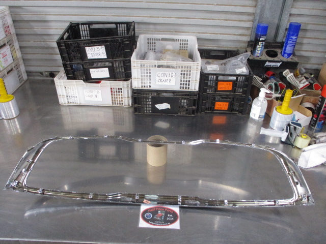 Kia Carnival Genuine Chrome Outer Front Upper Grille Surround New Part