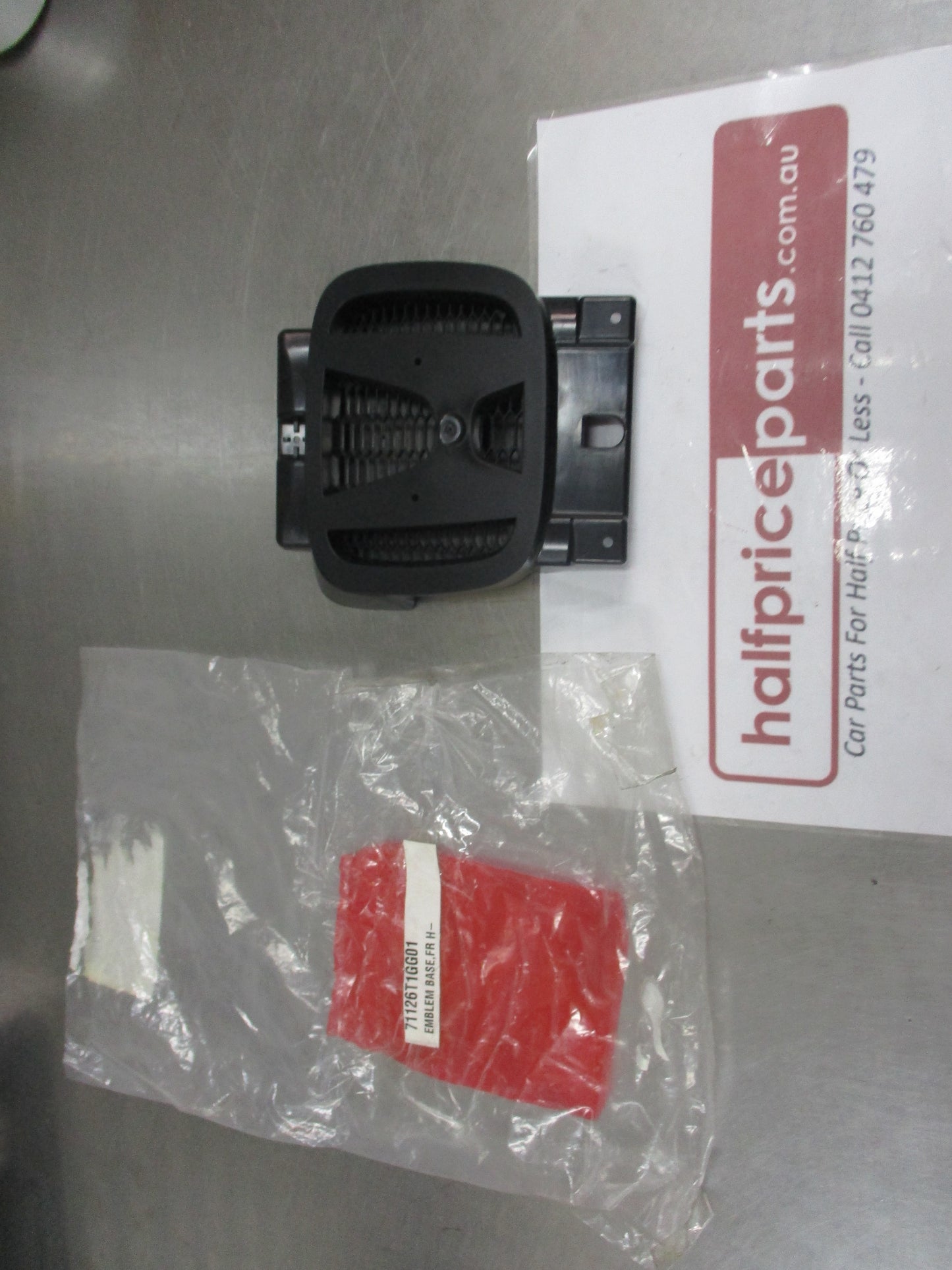 Honda CR-V Genuine Front Grille Emblem Base New Part