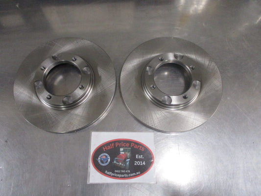 Agent Front Disc Rotors Pair Suits Hyundai Excel/S-Coupe/Accent New Part