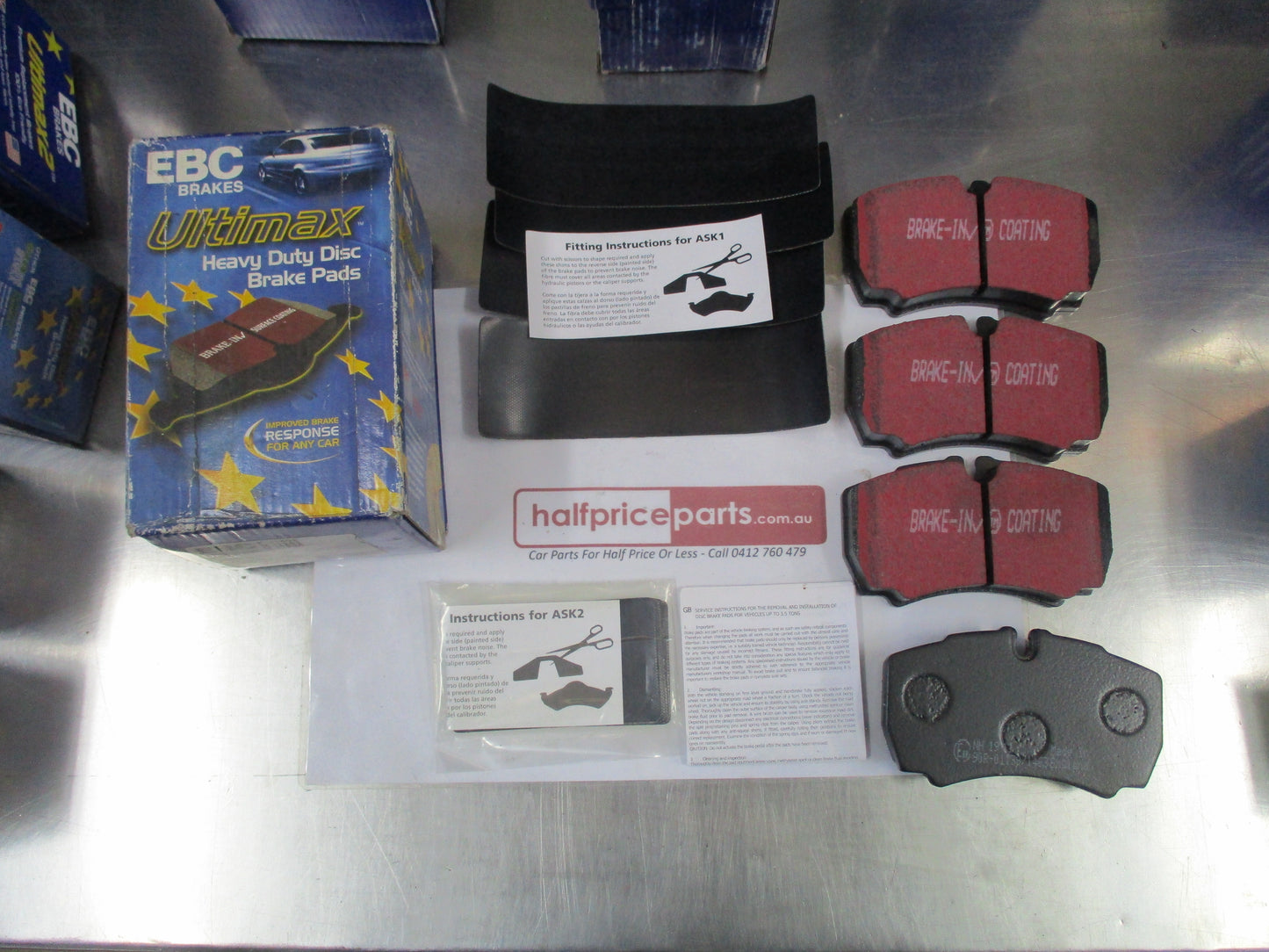 EBC Rear Brake Pad Set To Suit Ford Transit / Iveco Daily New Part