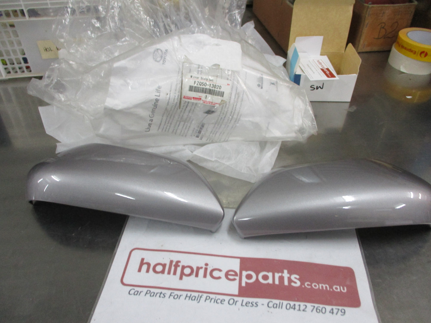 Toyota CH-R Genuine Mirror Scalp Pair Both Left And Right Painted 1K0 Grey New Part