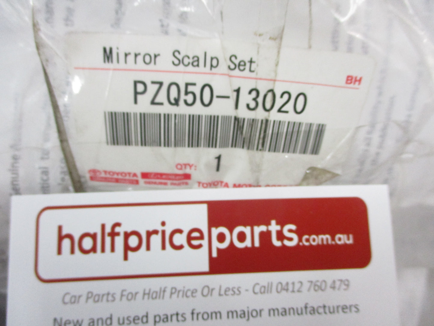 Toyota CH-R Genuine Mirror Scalp Pair Both Left And Right Painted 1K0 Grey New Part