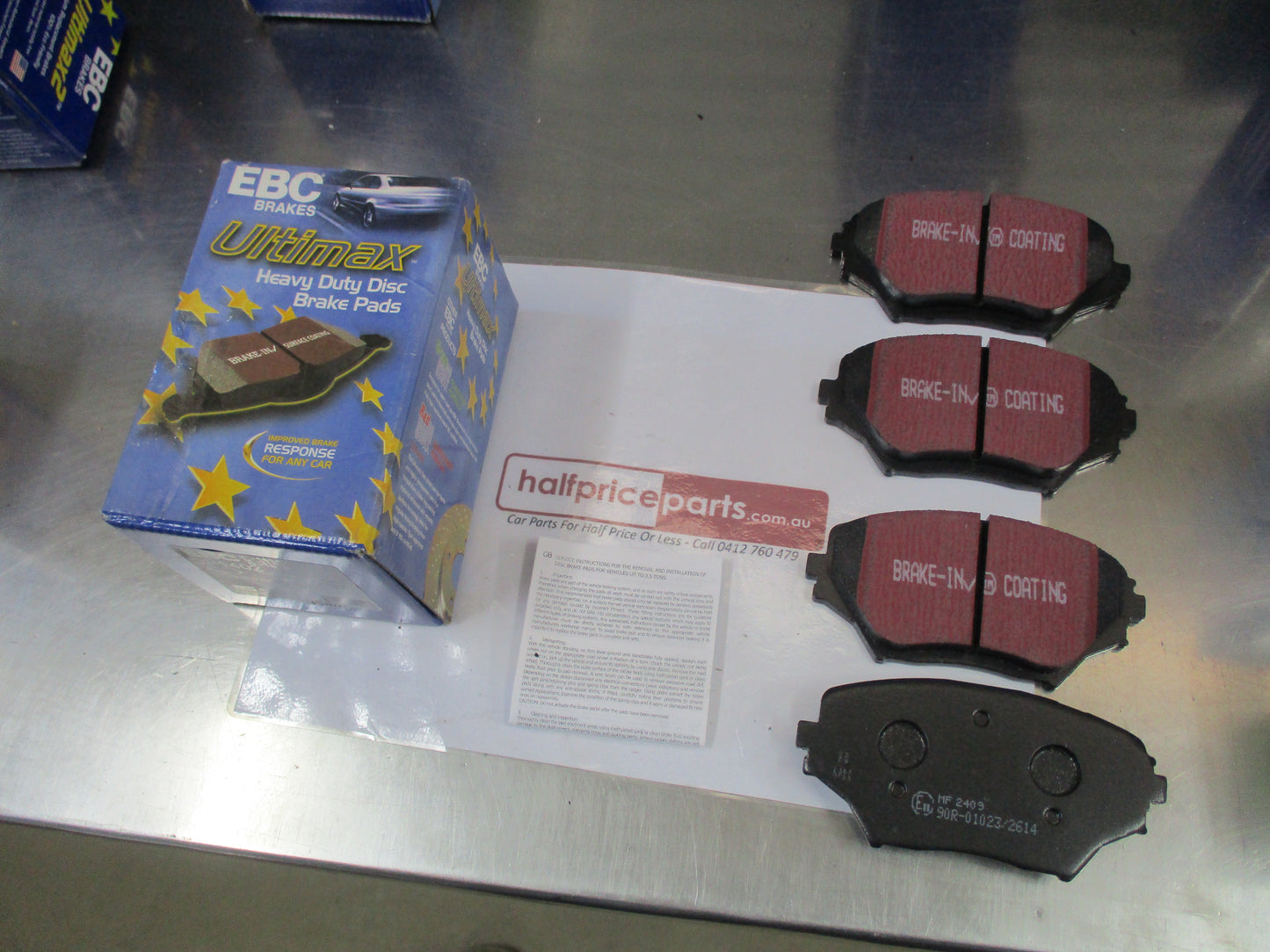 EBC Ultimax Front Brake Pad Set To Suit Toyota Rav4 New Part