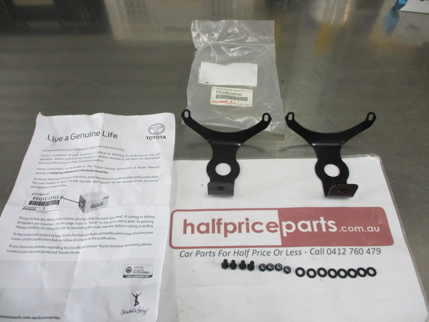 Toyota Landcruiser 200 Series/Prado 150/Hilux Genuine Driving Light Bracket kit For Nudge Bar New Part
