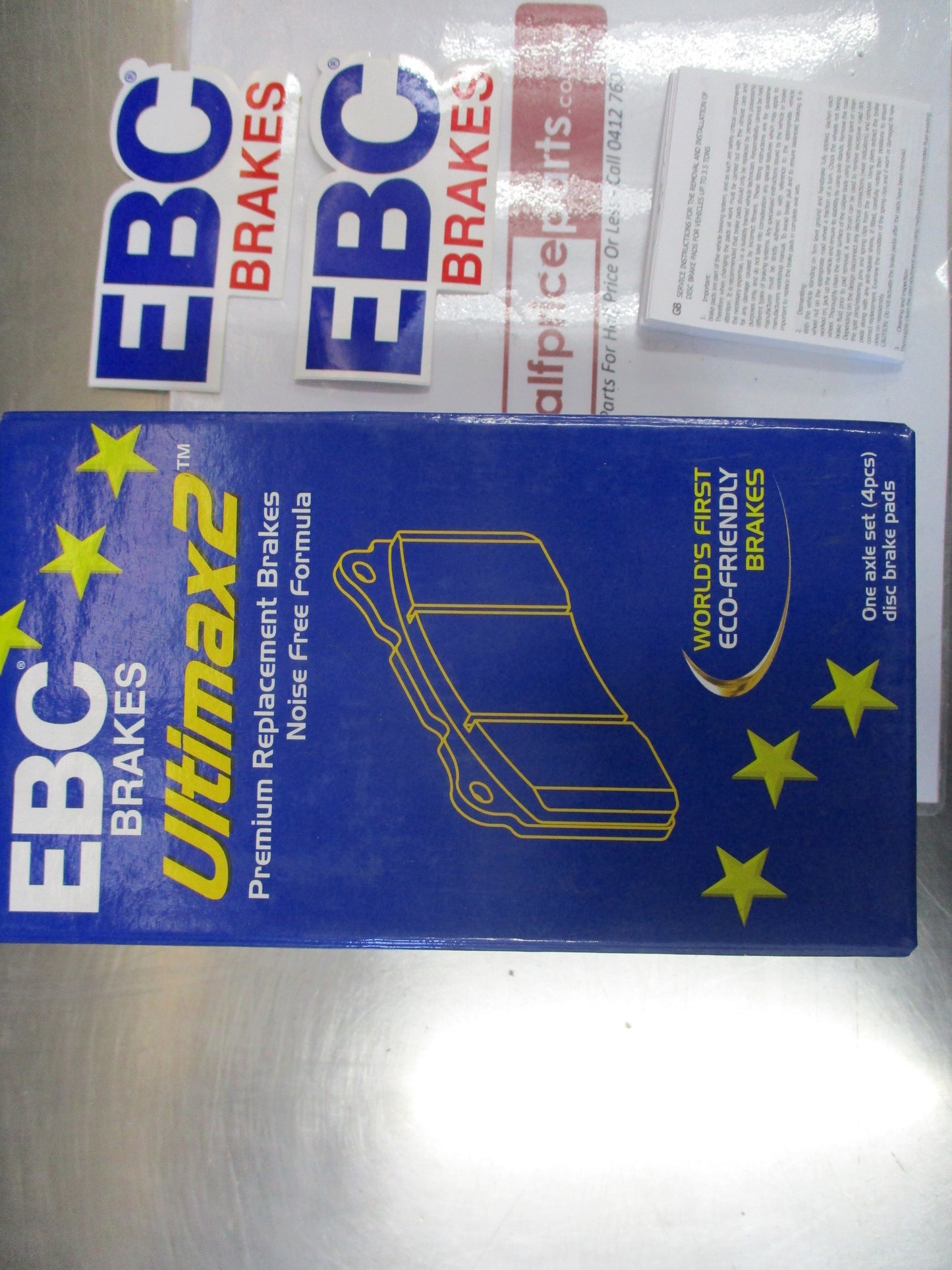 EBC Ultimax 2 Front Brake Pad Set To Suit Mini Countryman / Cabriolet / Cooper S New Part