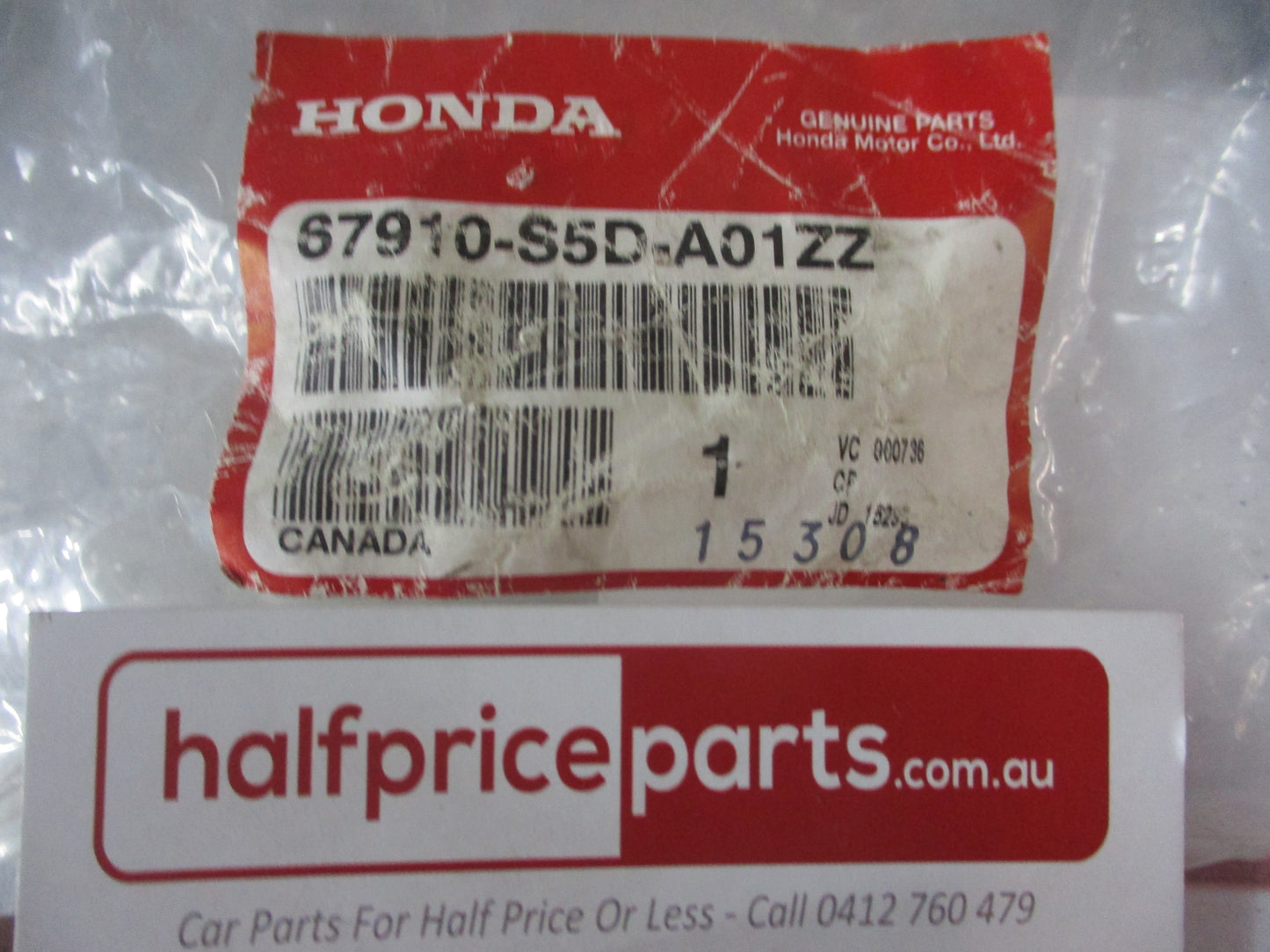 Honda CR-V/Civic 5 Door Coupe-Hatch-Sedan Genuine Left Hand Rear Door Lower Hinge New Part