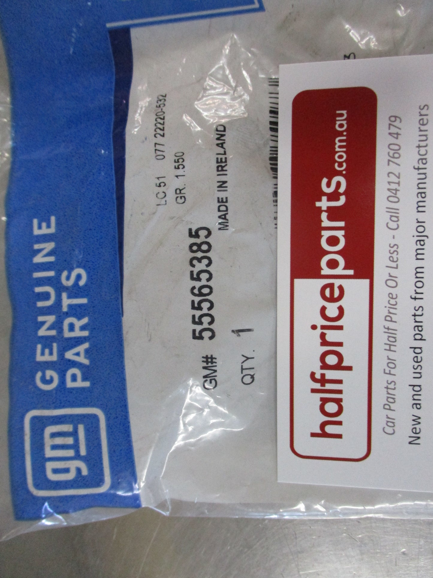 Holden Trax/Barina/Cruze Genuine Engine Oil Cooler Gasket New Part