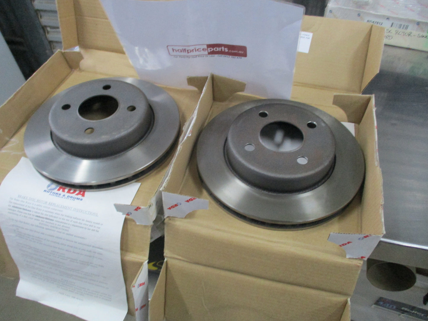 RDA Rear Disc Rotors (Pair) Standard Suits Ford Thunderbird New Part