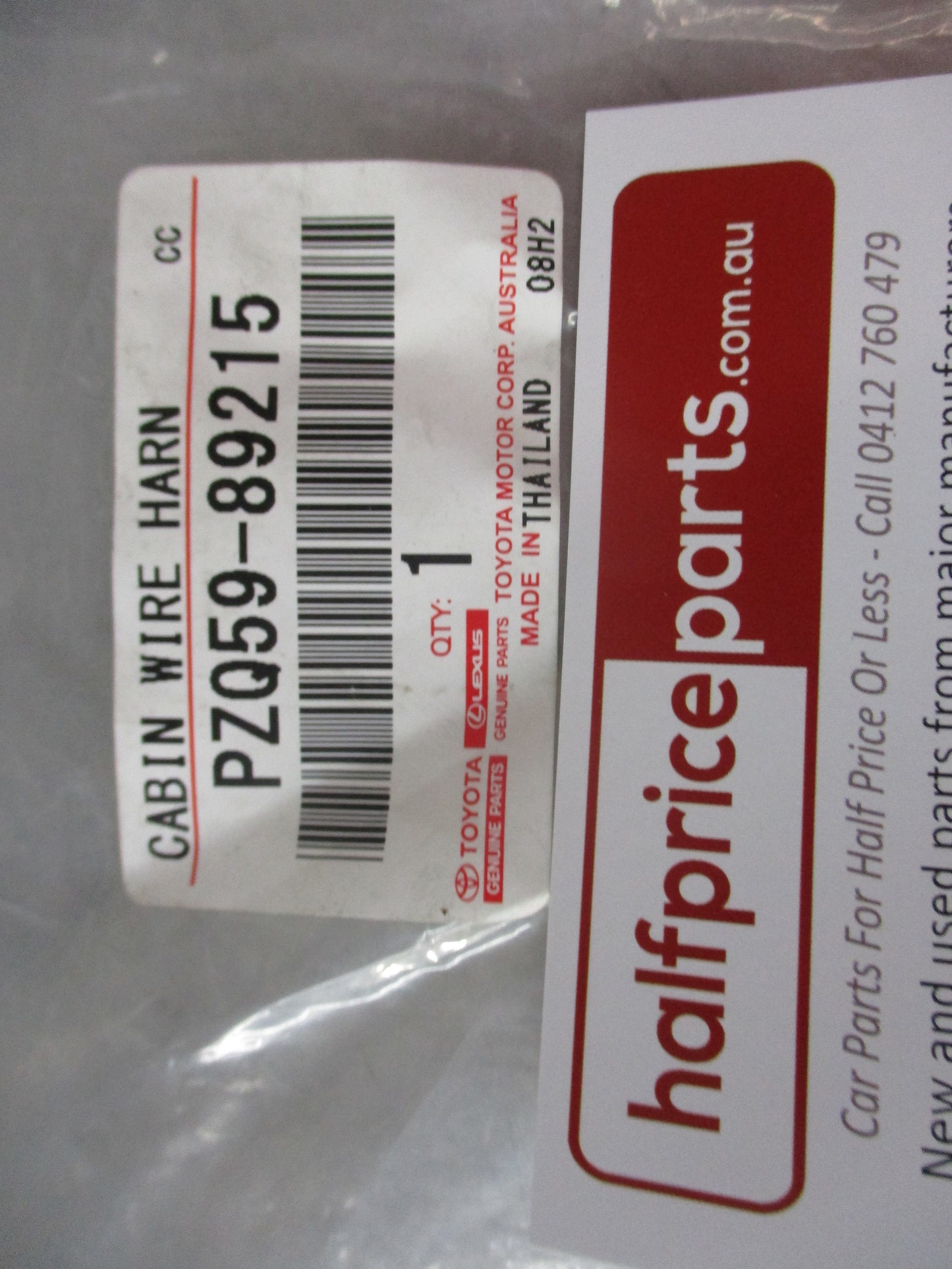 Toyota Genuine Cabin Wiring Harness New Part