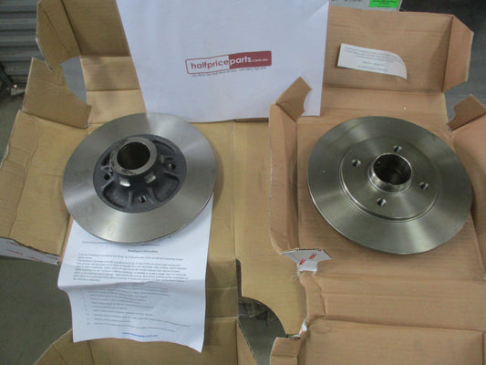 RDA Rear Disc Rotors (Pair) To Suit Renault 19 W/ABS New Part.