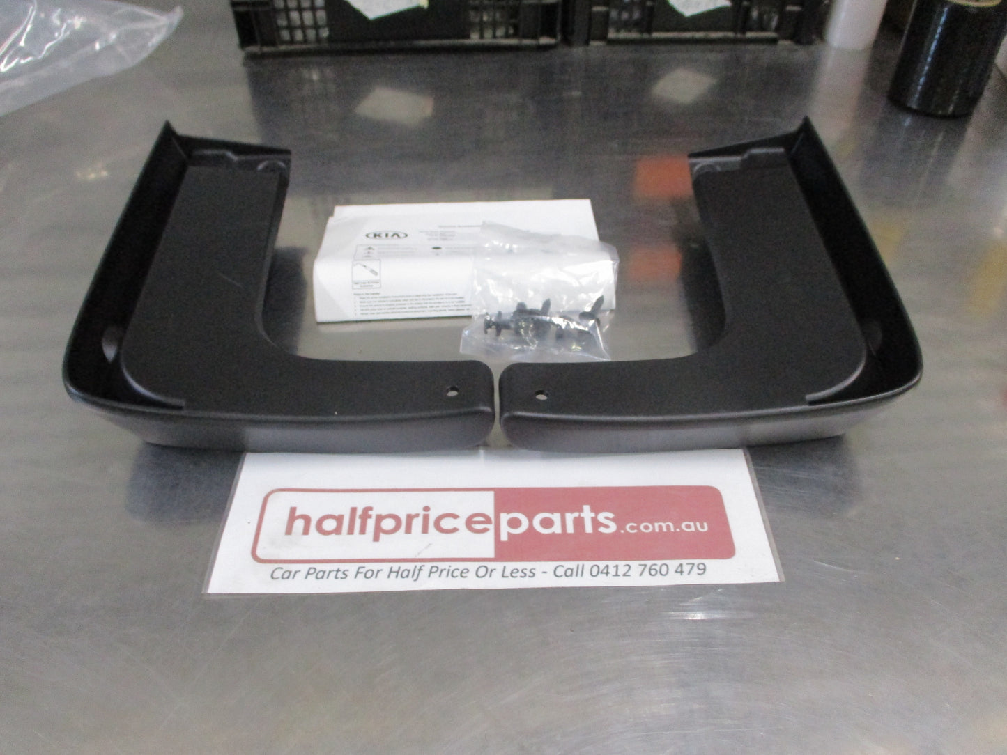Kia Optima Genuine Front Mud Flap Set With Fitting Kit New Part