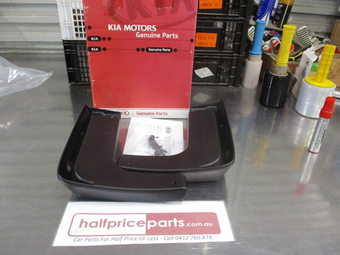 Kia Optima Genuine Front Mud Flap Set With Fitting Kit New Part